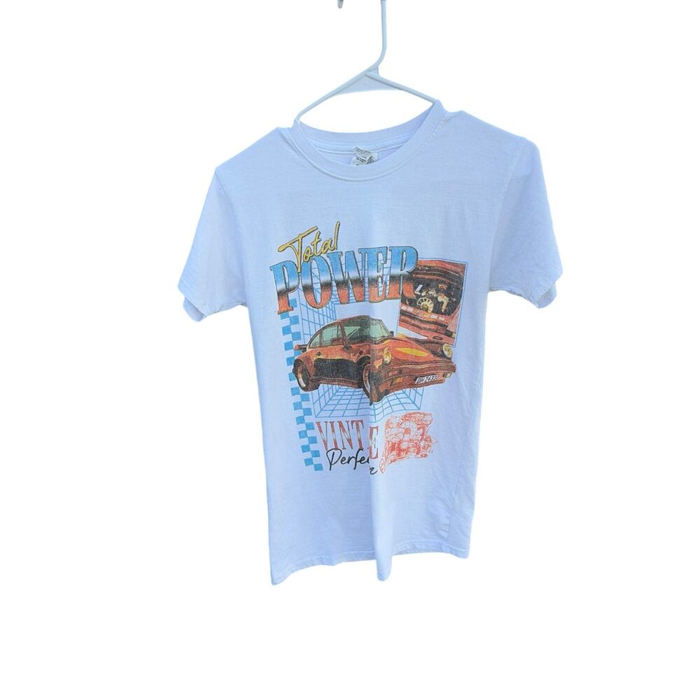 Brisco Apparel T-Shirt TOTAL POWER PORSCHE MENS SIZE Small PRE-OWNED